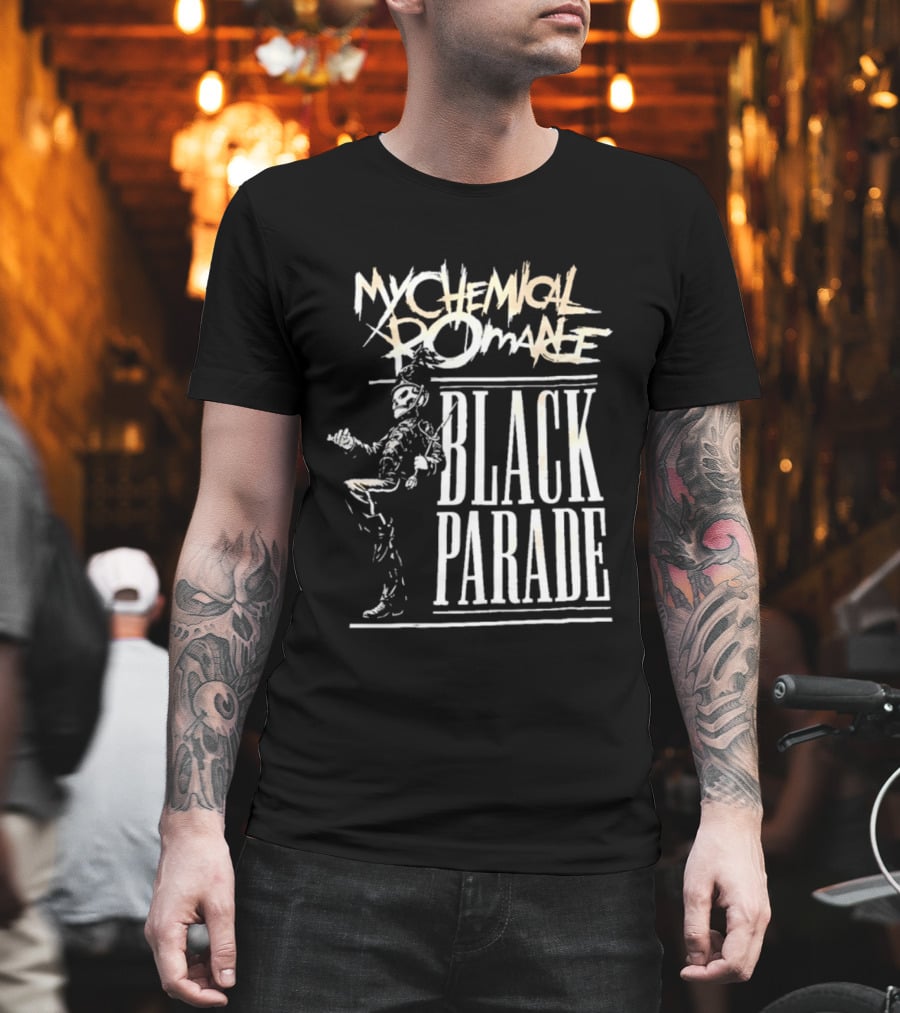 My Chemical Romance Black Parade Skeleton Marching Band T-Shirt