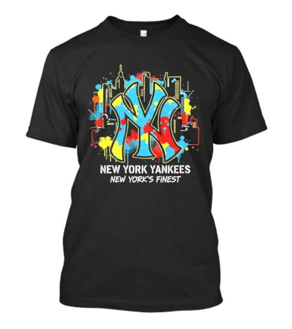 New York Yankees City Skyline New York's Finest T-Shirt