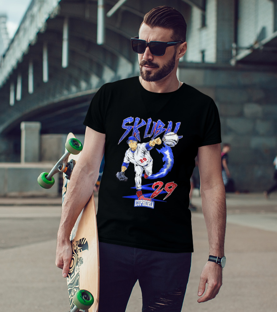 Tarik Skubal 29 Planet Euphoria Dodgers MLB Comic 2026 T-Shirt