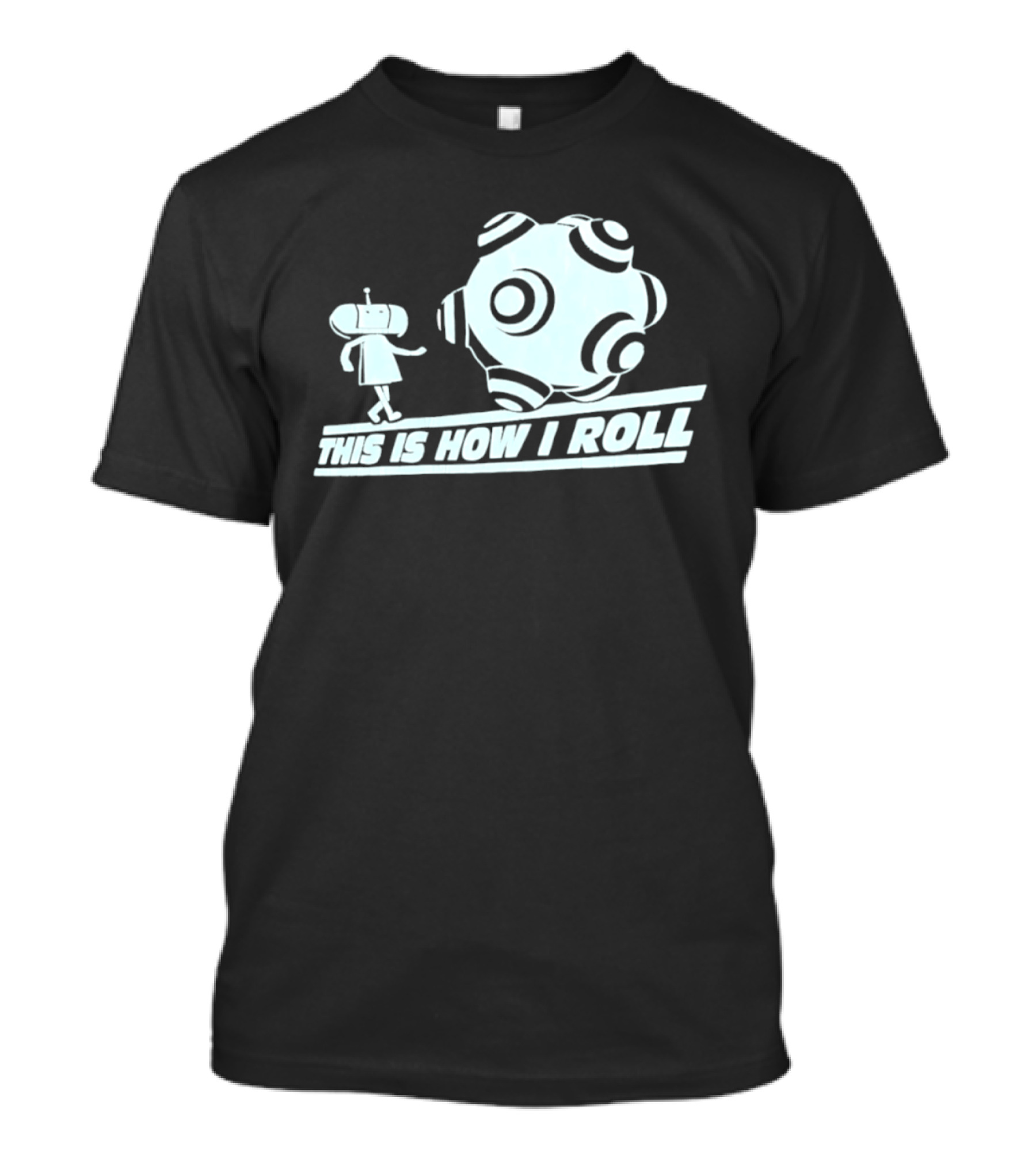 This Is How I Roll Katamari Damacy Character Pushing Ball T-Shirt