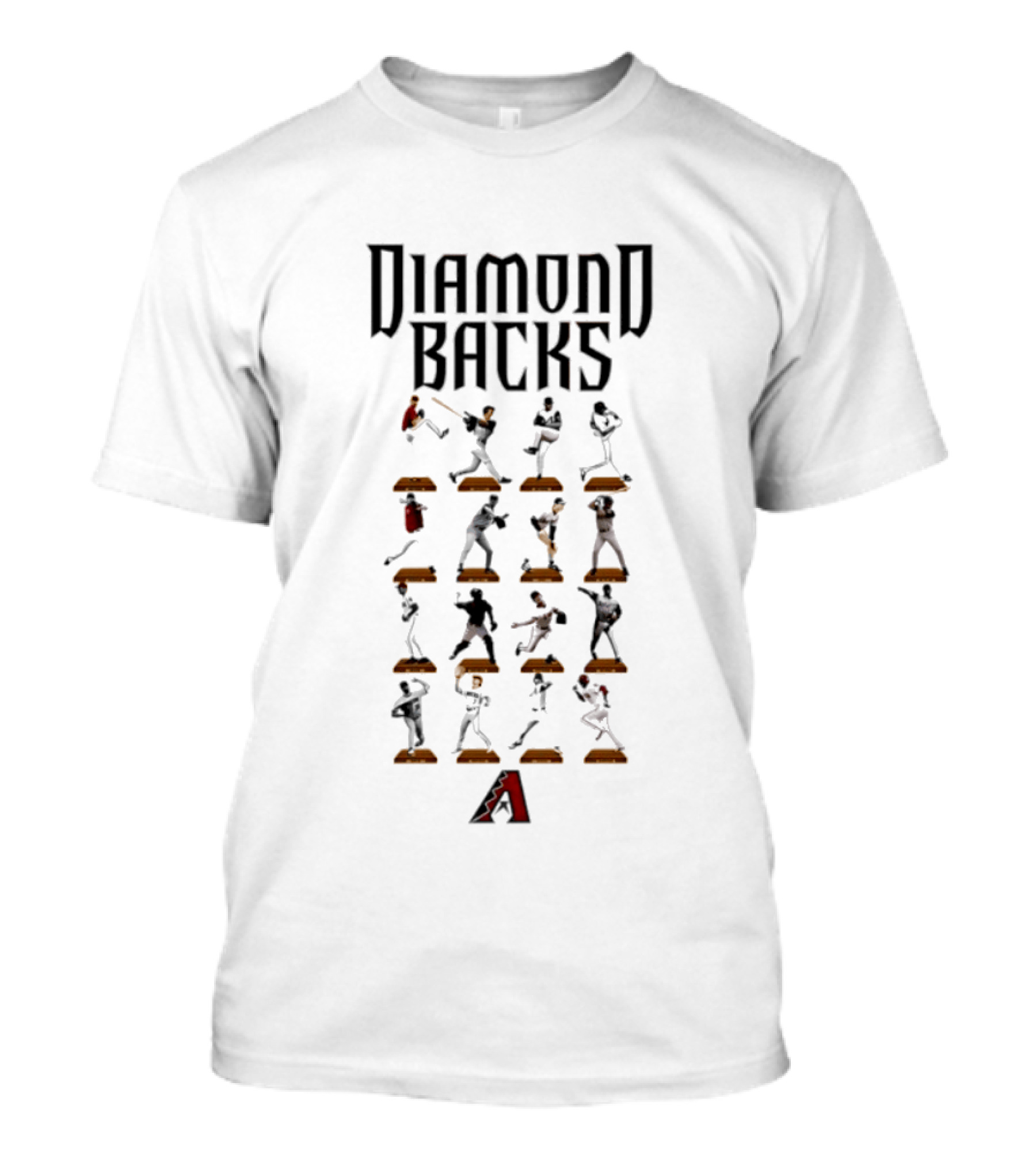 Diamondbacks Hall Of Fame MLB Baseball Legends Moments T-Shirt