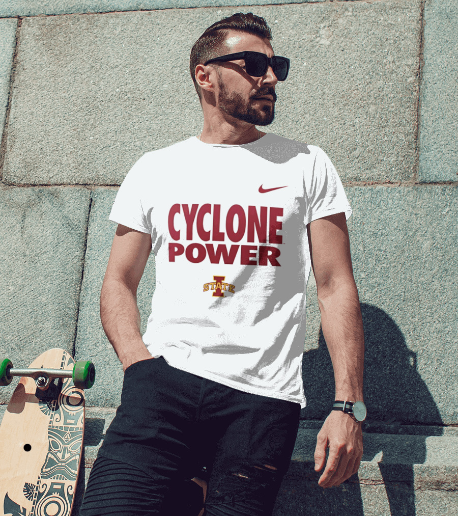 Cyclone Power Iowa State Nike Sports Fan Gear T-Shirt