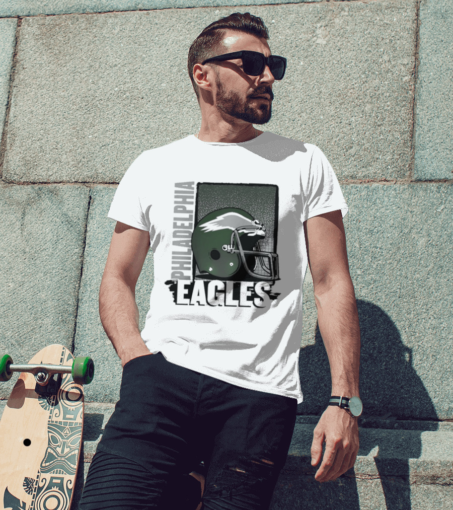 Philadelphia Eagles 2026 Season Helmet Football T-Shirt