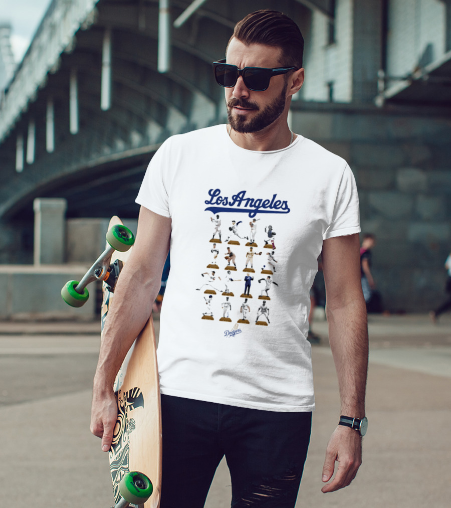 Los Angeles Dodgers Baseball Legends Hall Of Fame Moments T-Shirt