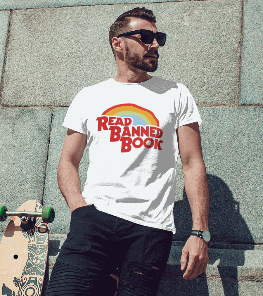 Read Banned Book Rainbow T-Shirt