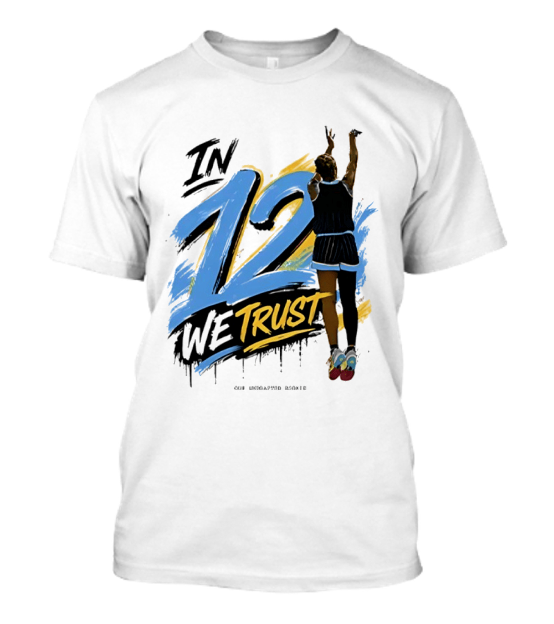 Sydney Taylor Chicago Sky In 12 We Trust Undrafted Rookie Basketball Journey T-Shirt