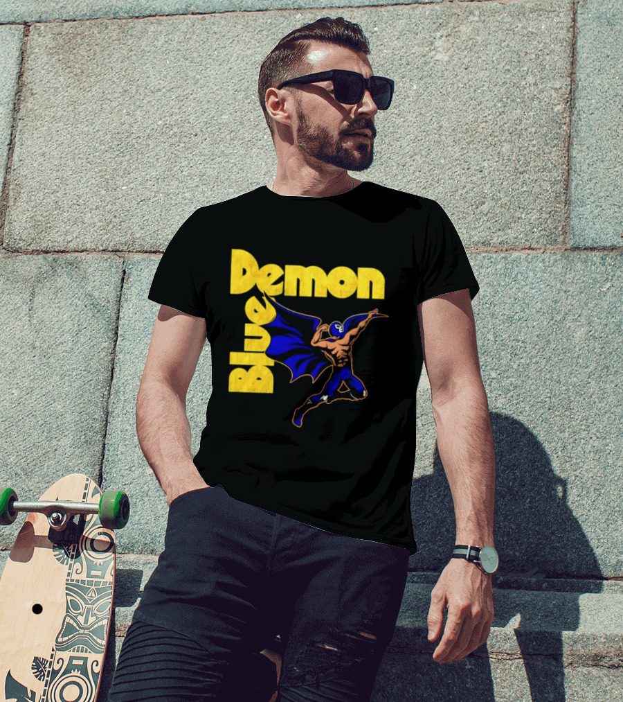 Alejandro Munoz Moreno Blue Demon Mexico Wrestling Iconic Luchador T-Shirt