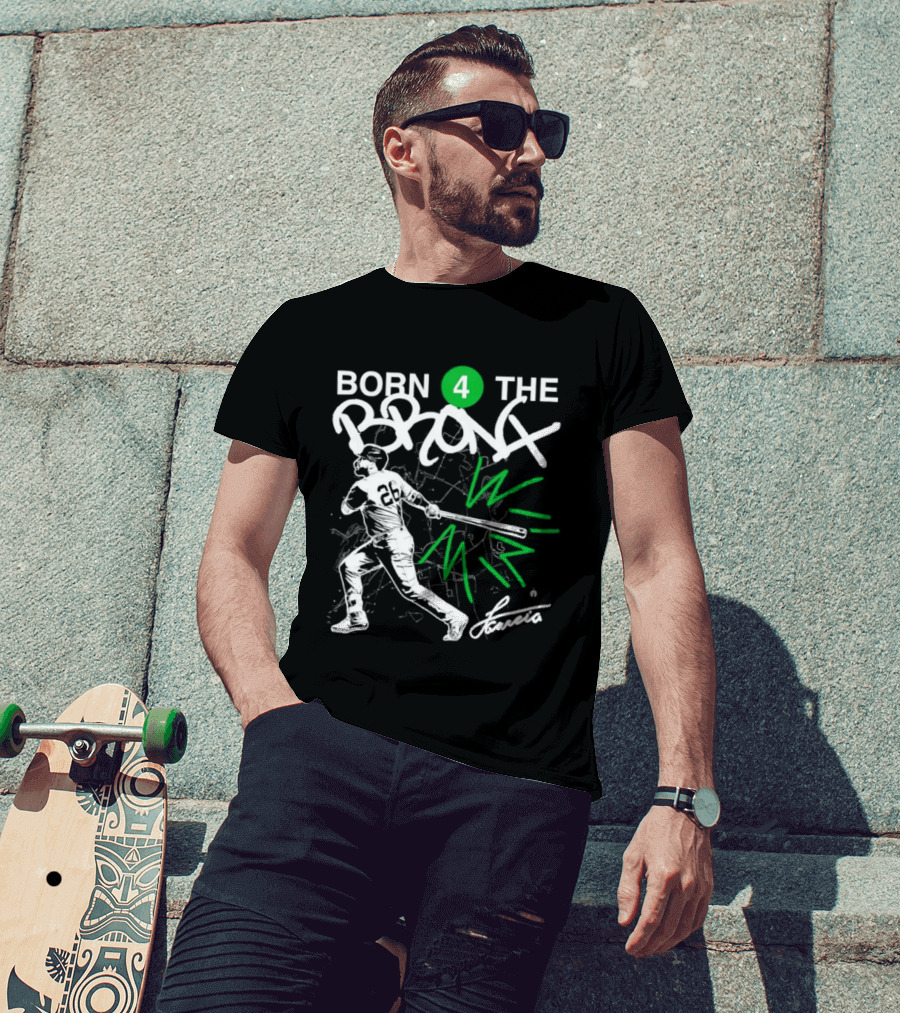 Born 4 The Bronx New York Yankees Luis Garcia Jr. Sports T-Shirt