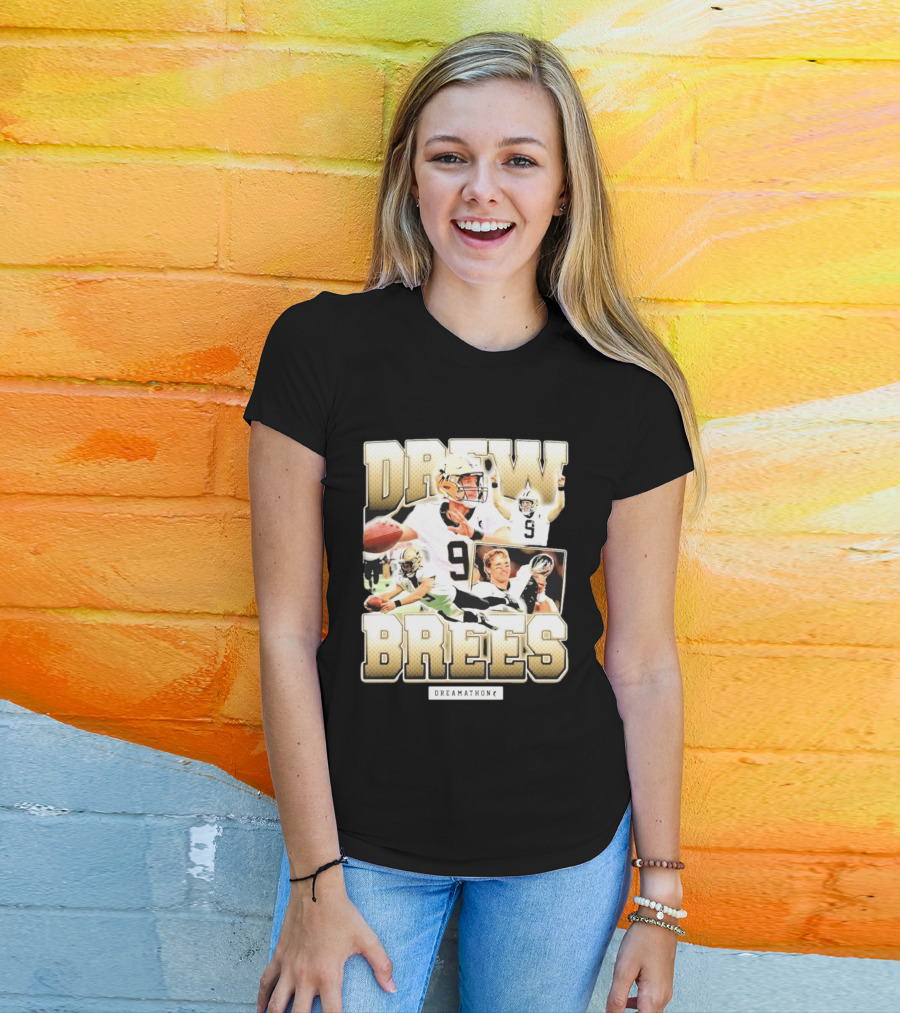 Drew Brees New Orleans 9 Dreamathon T-Shirt
