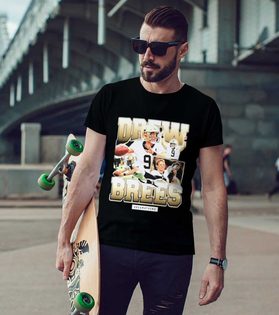 Drew Brees New Orleans 9 Dreamathon T-Shirt