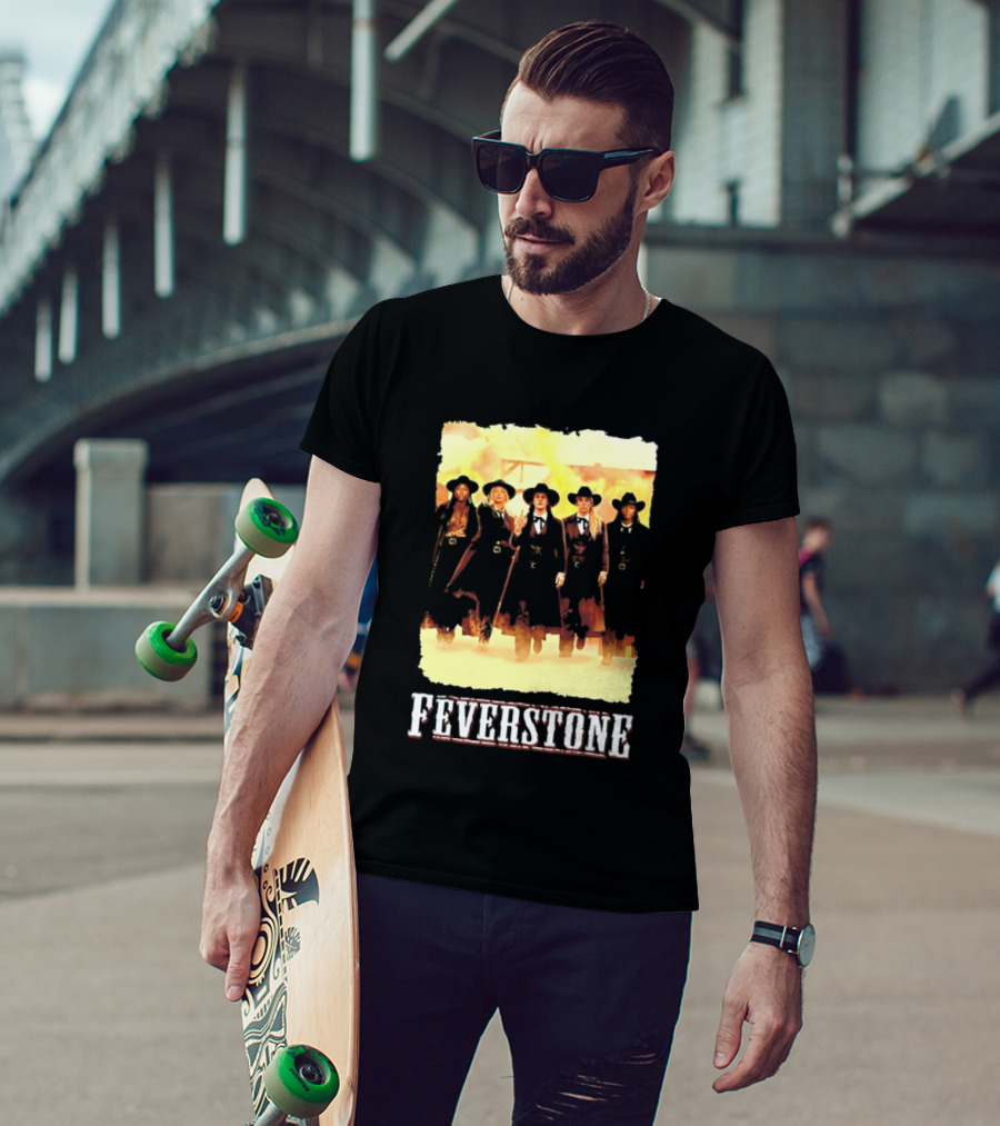 Indiana Fever Feverstone Meme Team Members In Old West T-Shirt