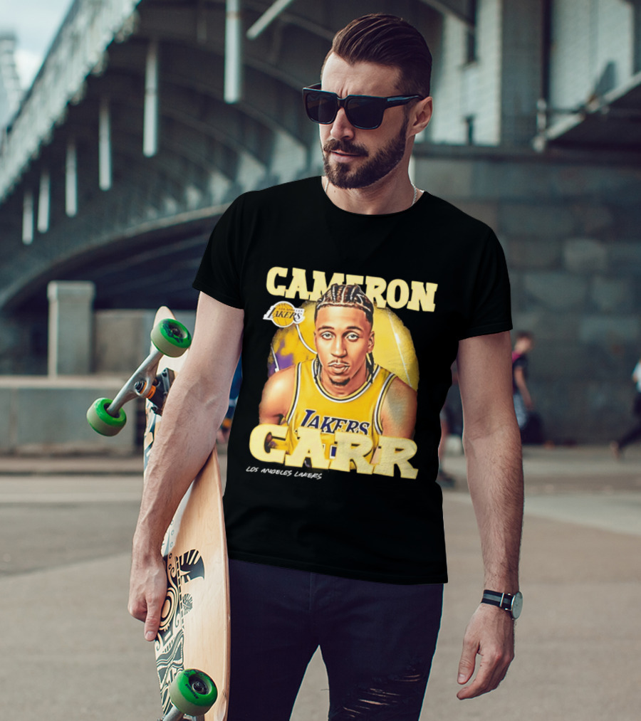 Cameron Carr Los Angeles Lakers NBA 2026 Airbrush T-Shirt