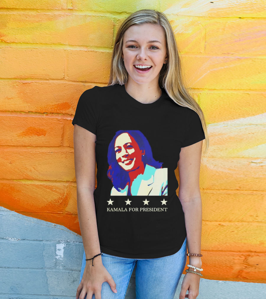 Kamala Harris Kamala For President Presidential Campaign Stars T-Shirt