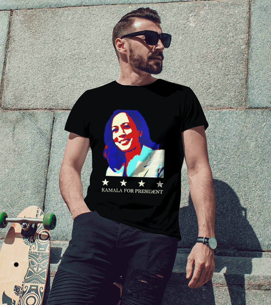 Kamala Harris Kamala For President Presidential Campaign Stars T-Shirt