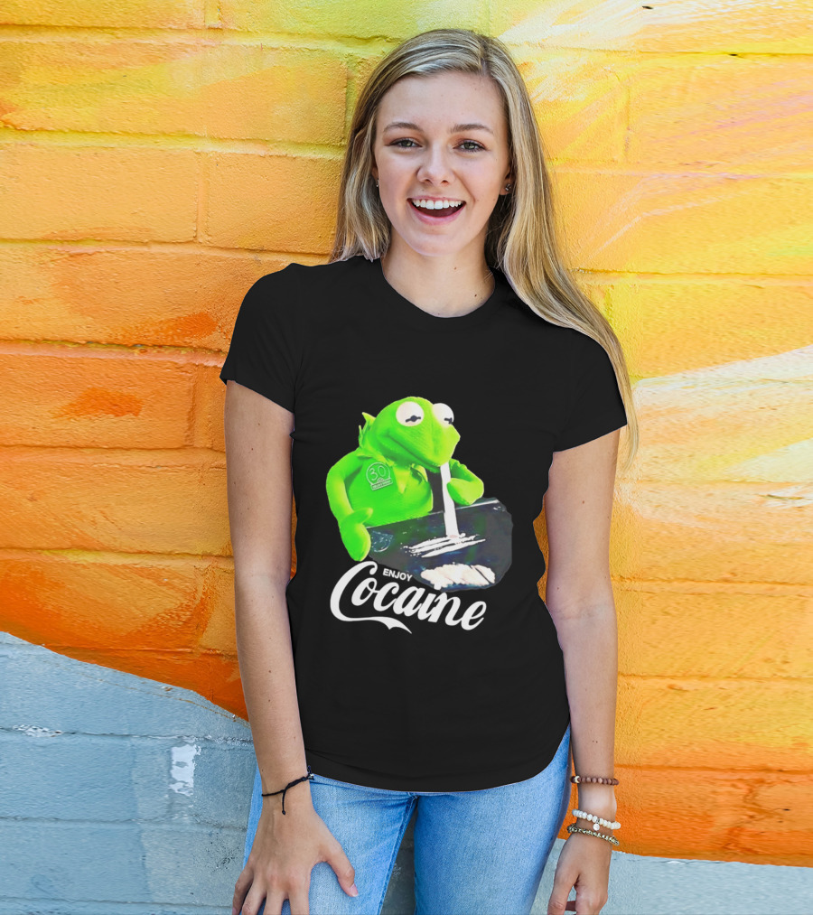 Kermit The Frog Enjoy Cocaine Muppets T-Shirt