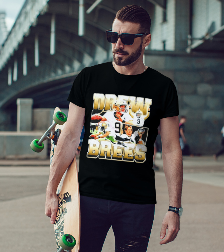 Drew Brees 9 New Orleans Saints Legend T-Shirt