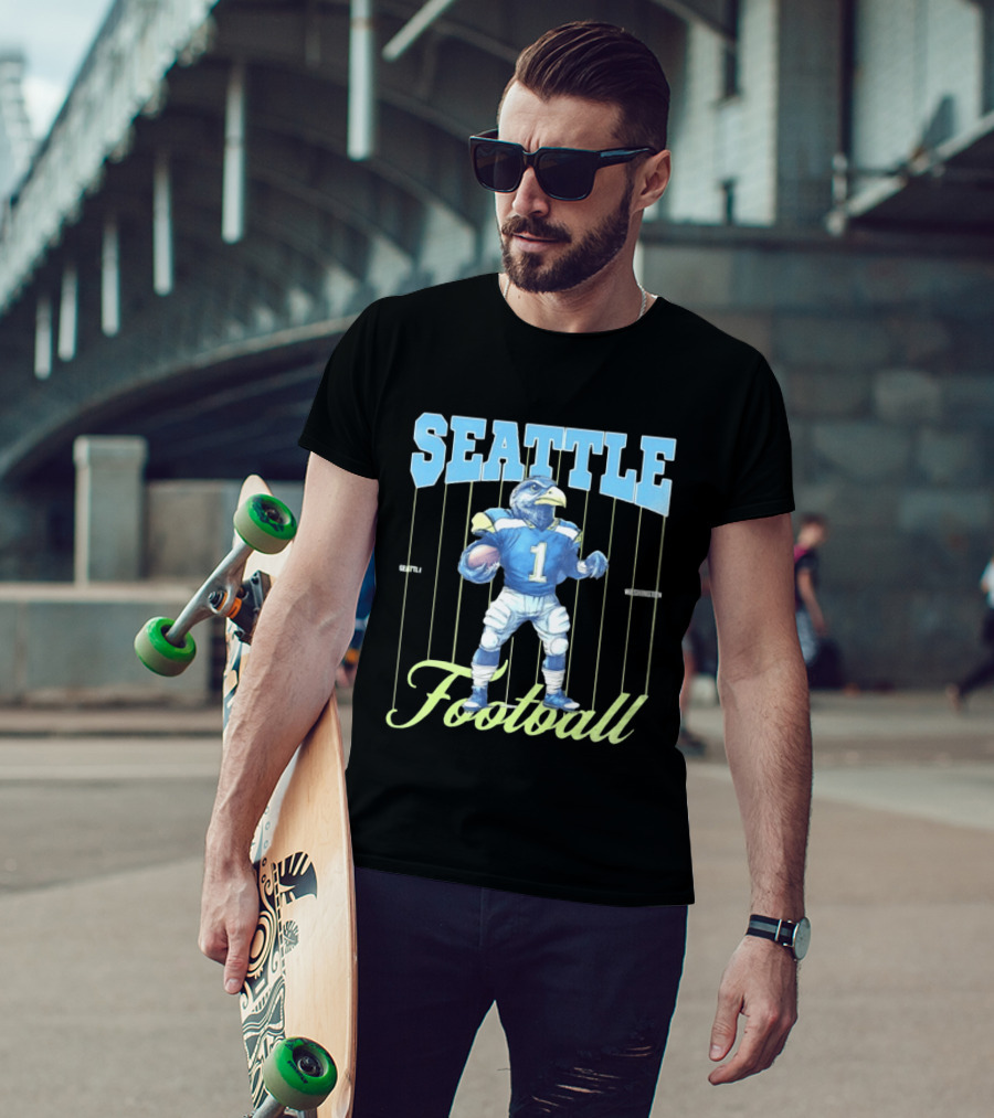 Seattle Seahawks 1 Seattle Washington Football Bird T-Shirt