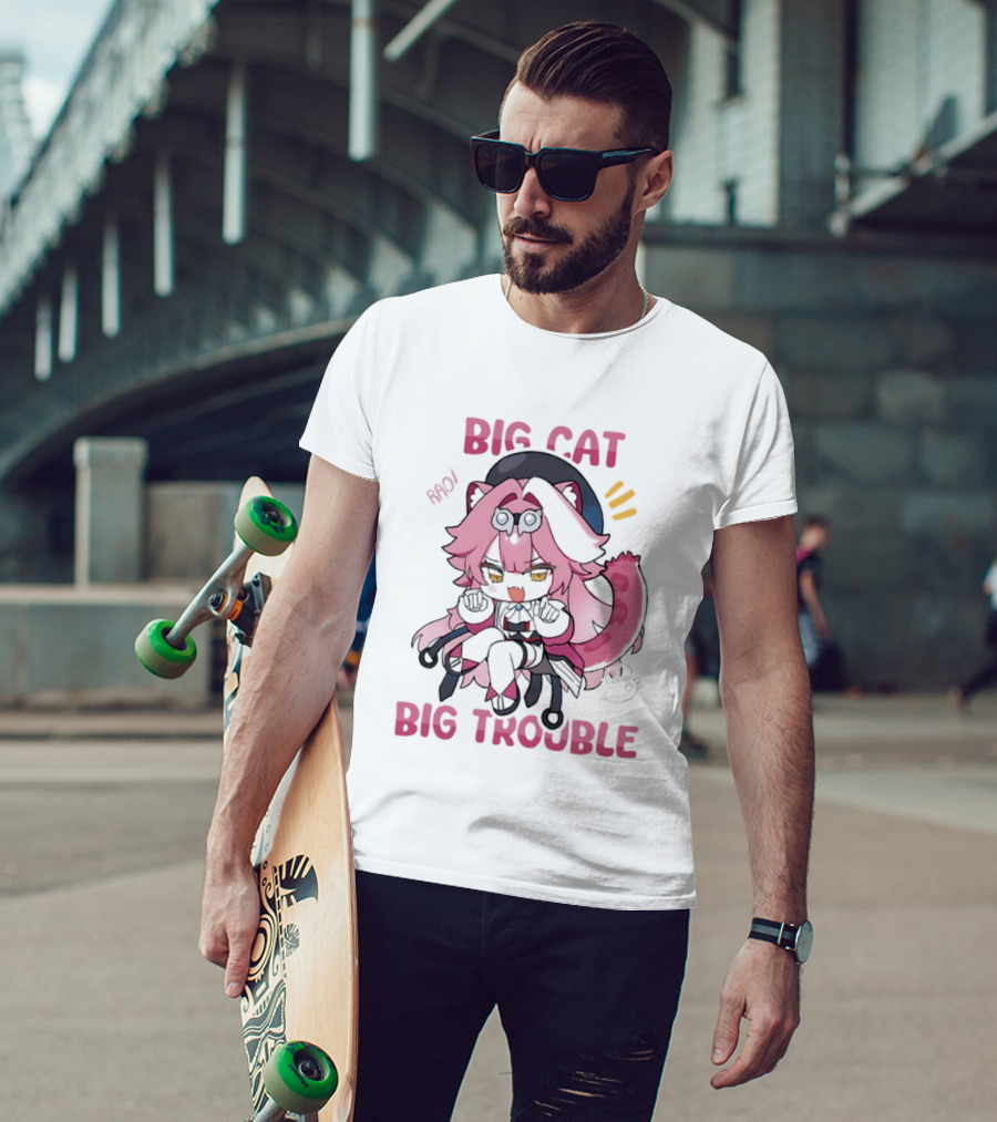 BIG Cat Prowls Into BIG Trouble Anime T-Shirt