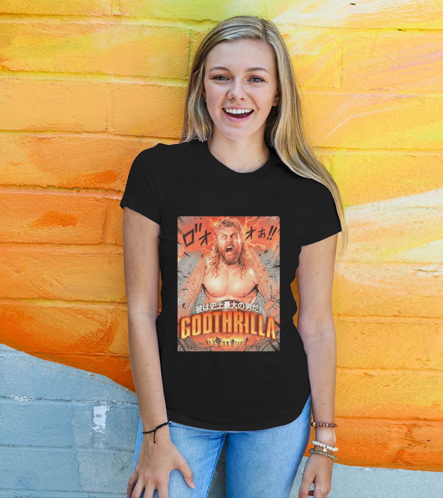 Thrillbilly Silas Mason Godthrilla Comic Style Explosion Scene T-Shirt