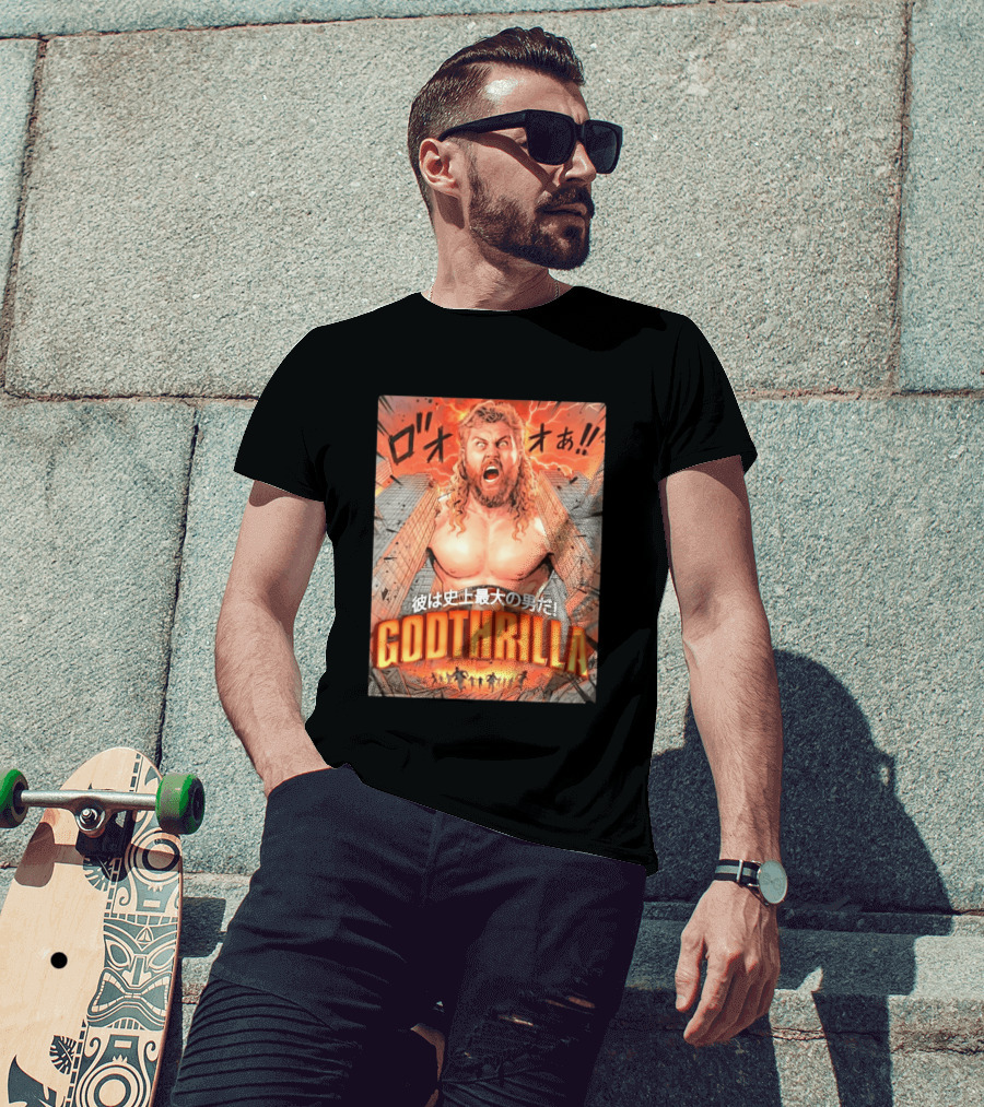 Thrillbilly Silas Mason Godthrilla Comic Style Explosion Scene T-Shirt