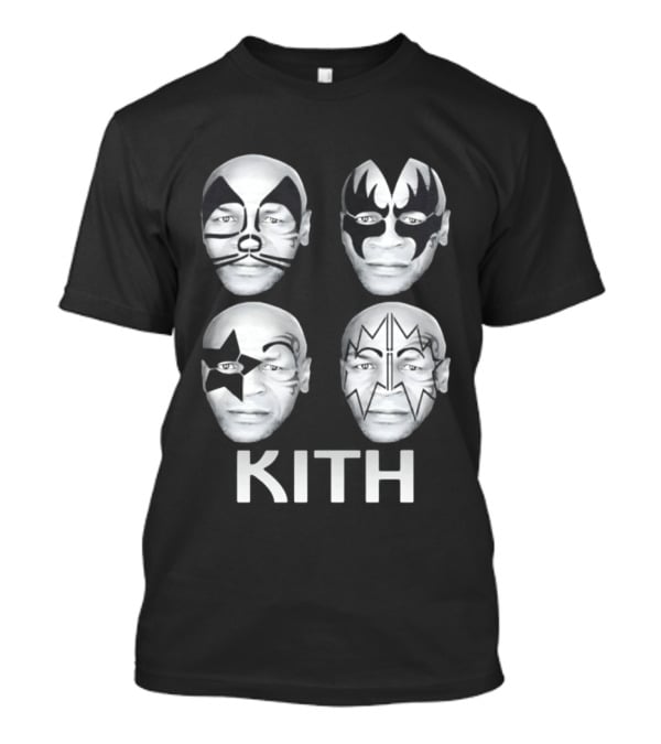 Kith Mike Tyson Kiss Band Face Paint Mashup Collection T-Shirt