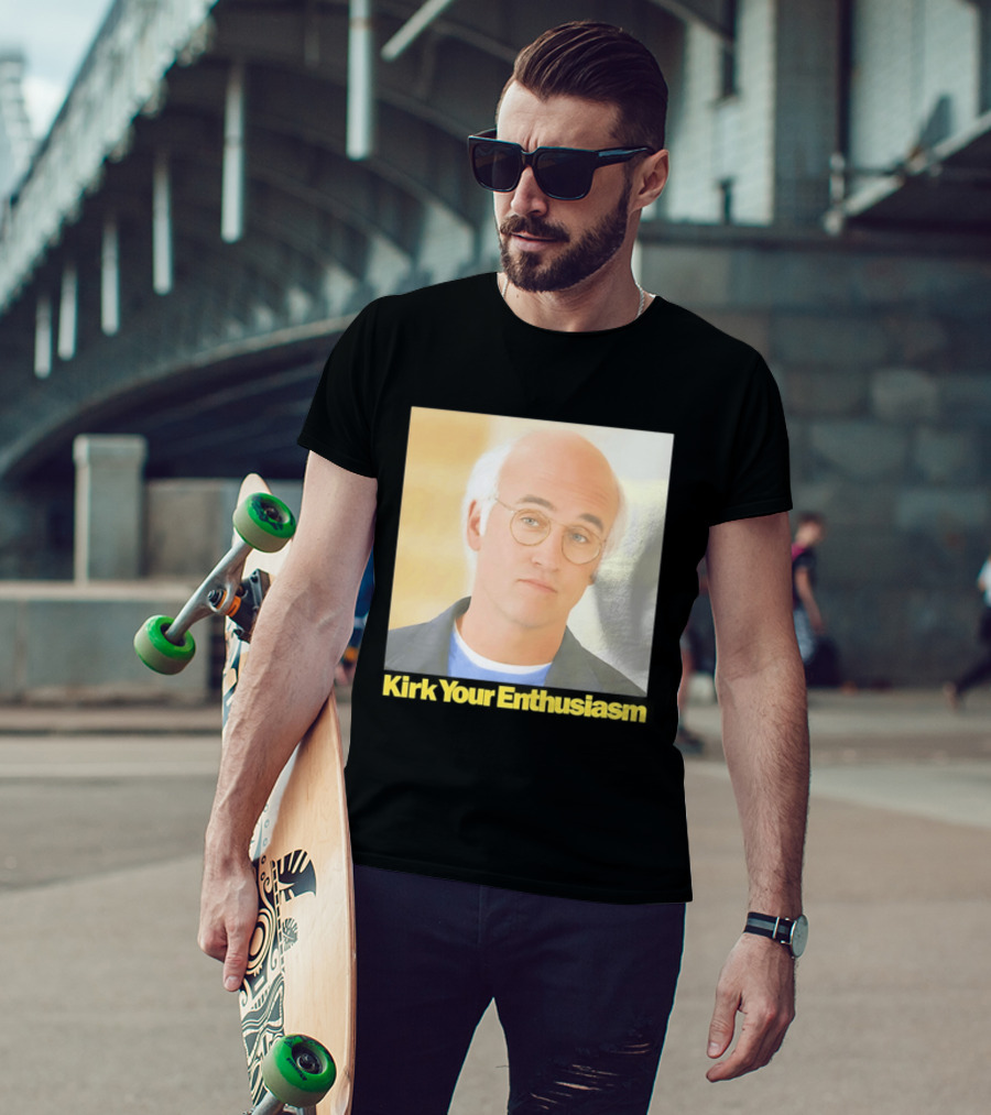 Kirk Your Enthusiasm Larry David Meme T-Shirt