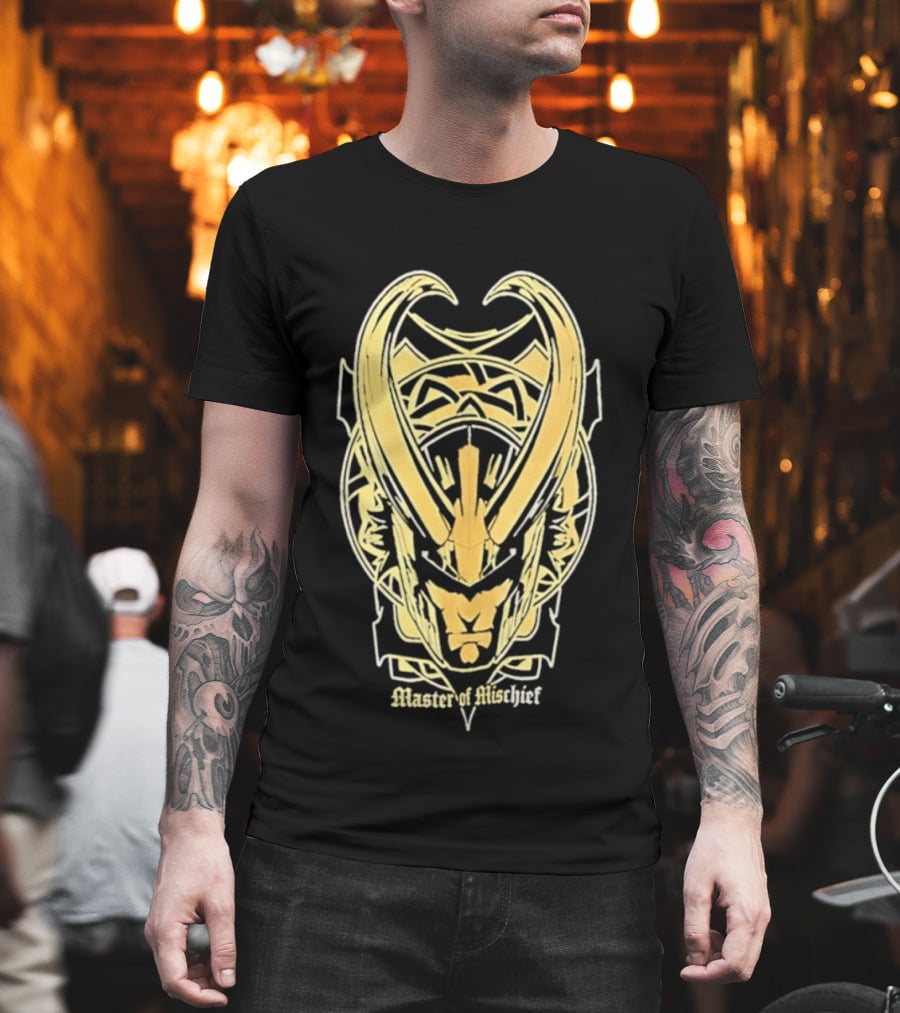 Loki Marvel Master Of Mischief Helmet T-Shirt
