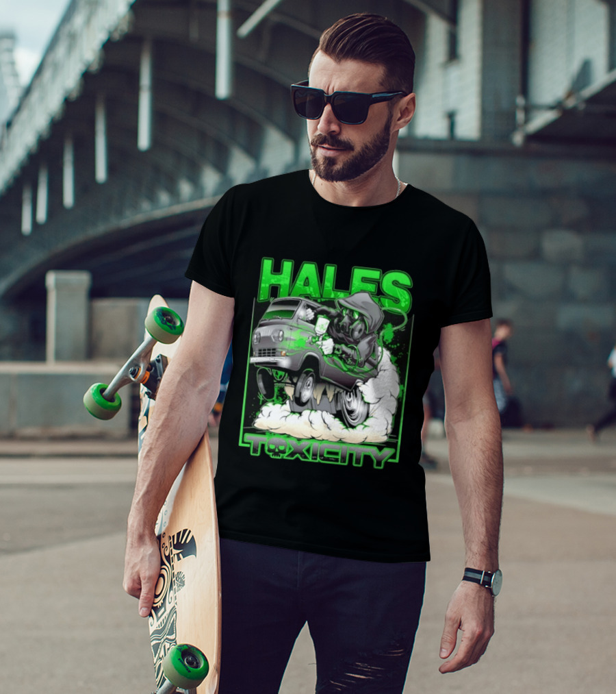 Hales Toxicity Gas Mask Graffiti Van Street T-Shirt
