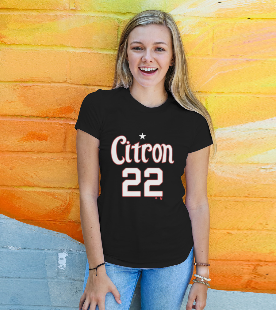 Sonia Citron 22 Washington Mystics WNBA Basketball 2026 T-Shirt