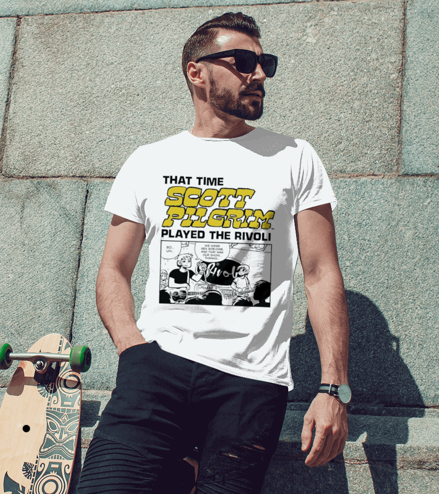 Scott Pilgrim Comic Strip That Time Played The Rivoli T-Shirt