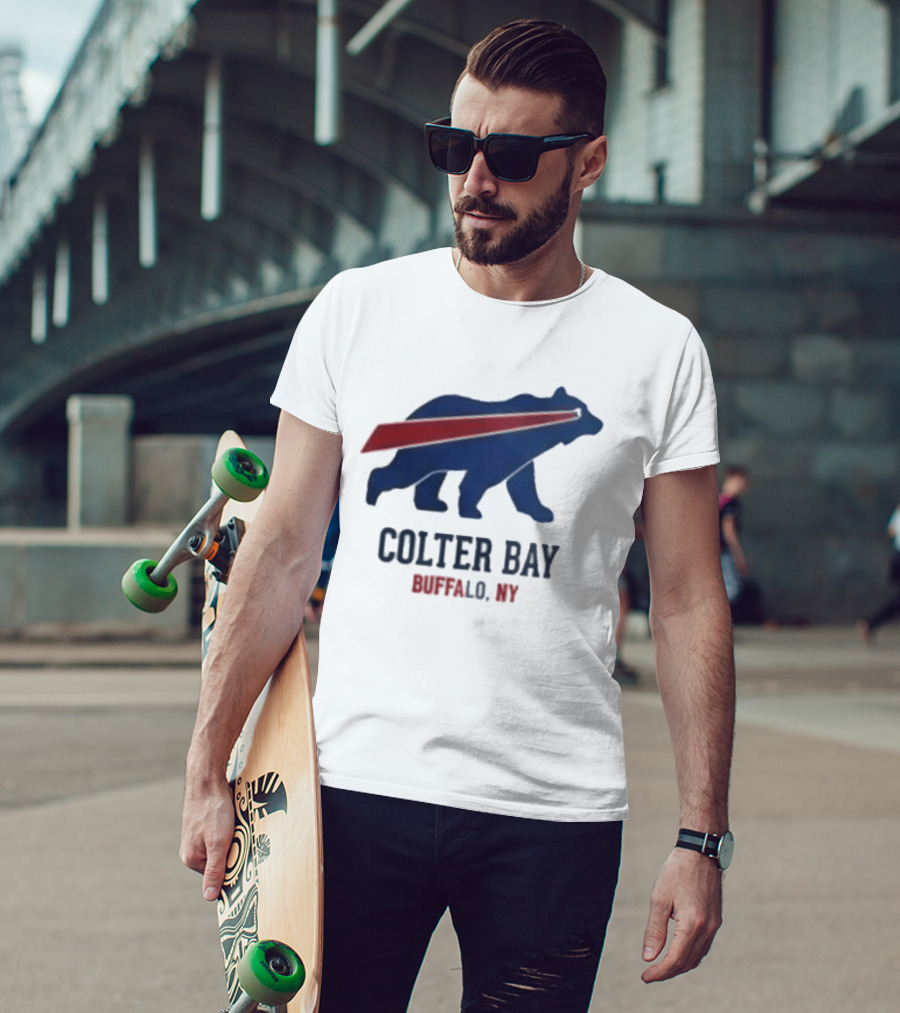 Buffalo Bills Colter Bay NY Beers Make Me Wanna Shout T-Shirt