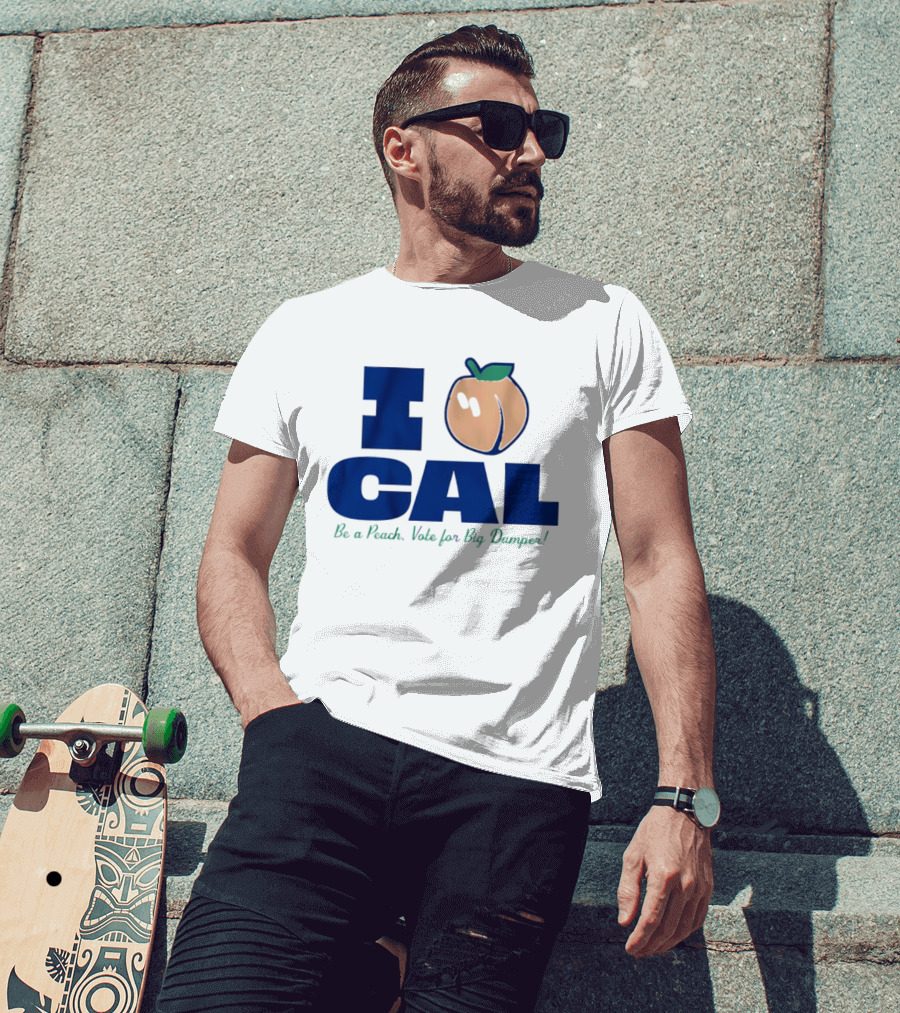 I Love Cal Peach Vote For Big Dumper Cal Raleigh T-Shirt