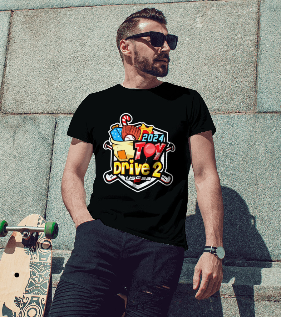 2024 USSSA Toy Drive 2 Baseball Event T-Shirt