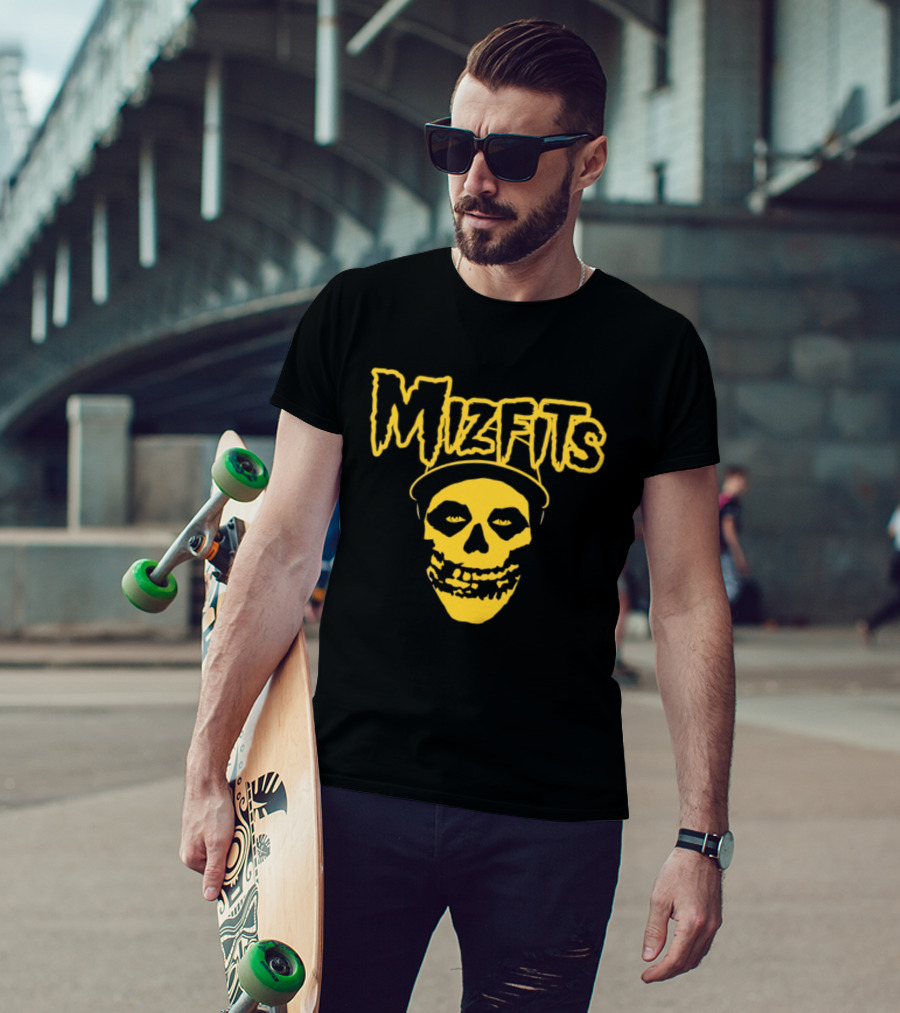 Jacob Misiorowski Mizfits Milwaukee Brewers Baseball Skull T-Shirt