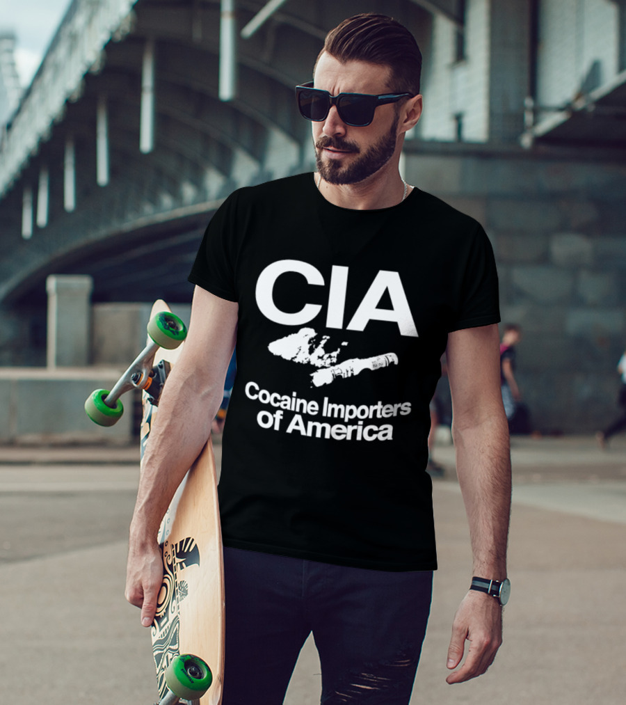 CIA Cocaine Importers Of America Conspiracy Theory T-Shirt