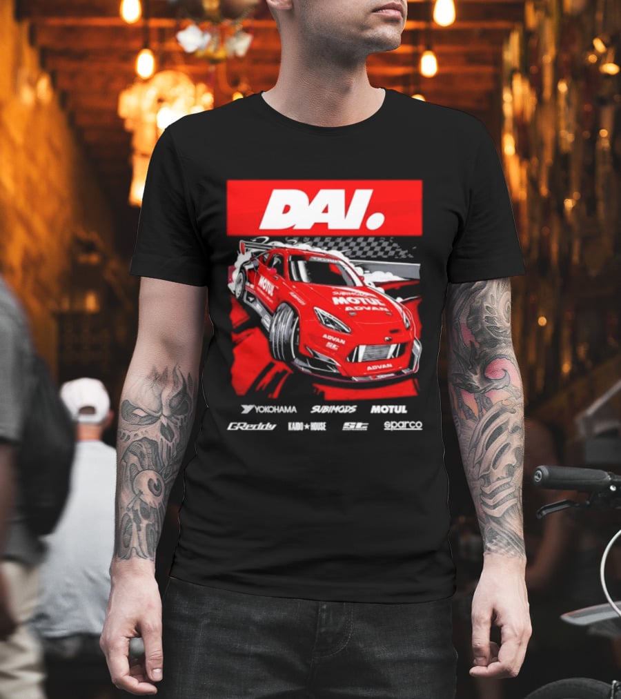 Dai Yoshihara Motul Advan Subimods Greddy Kaido House Sparco Yokohama Racing Car T-Shirt