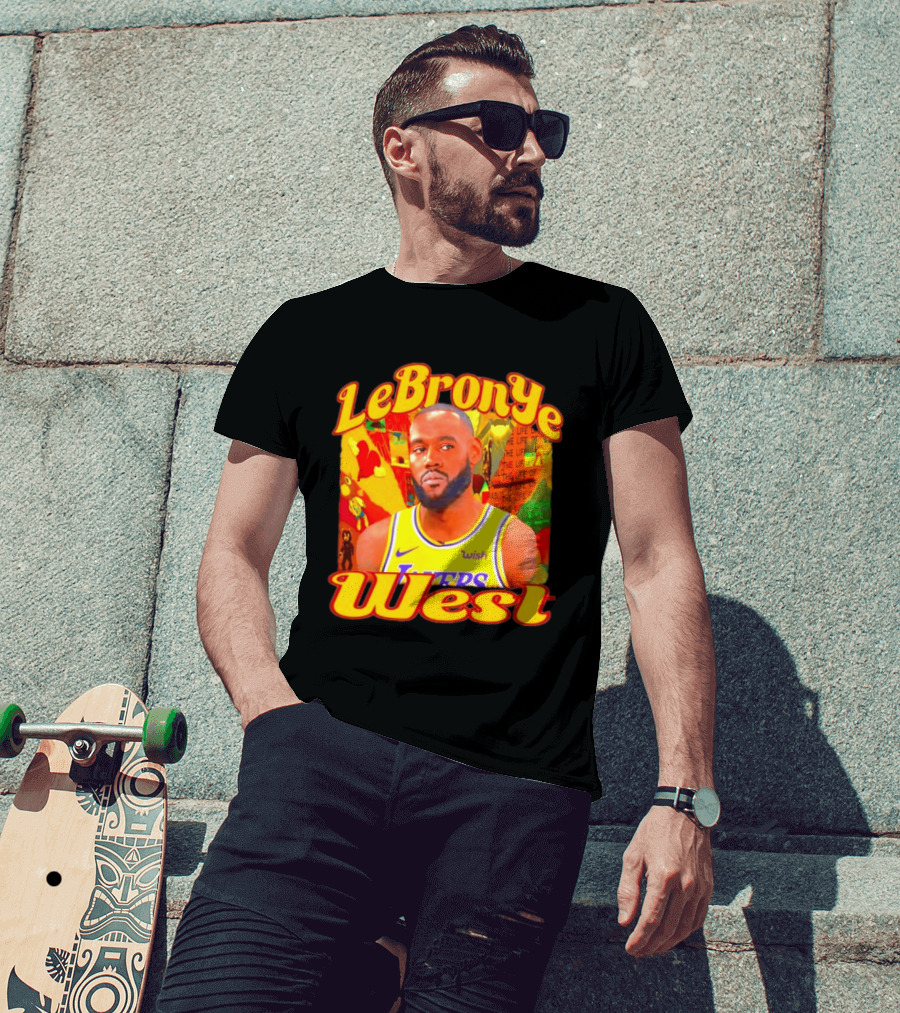 LeBronYe West Los Angeles Lakers Basketball T-Shirt