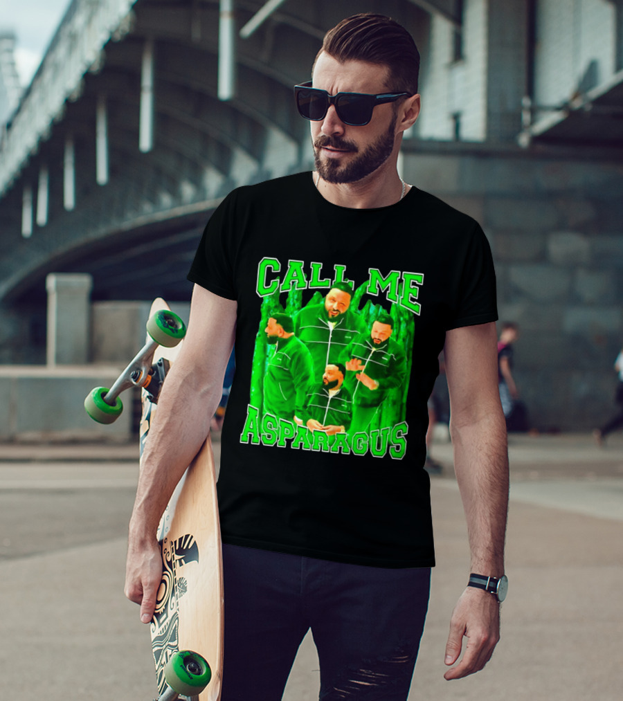 DJ Khaled Call Me Asparagus Music Producer Green Tracksuit T-Shirt