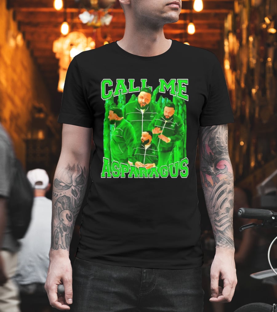 DJ Khaled Call Me Asparagus Music Producer Green Tracksuit T-Shirt