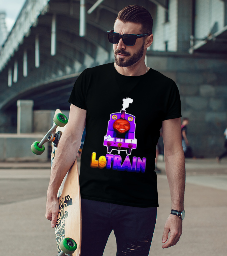 LeBron James LeTrain Meme With Philadelphia 76ers Concept T-Shirt