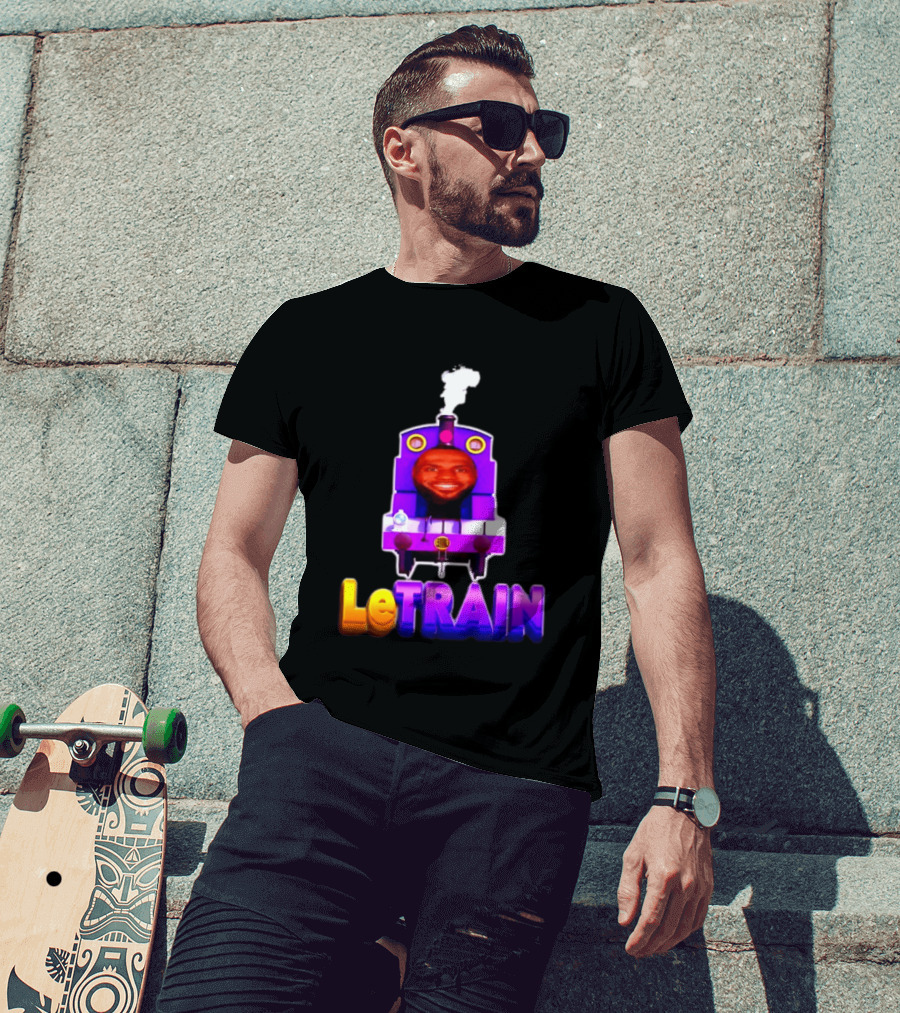 LeBron James LeTrain Meme With Philadelphia 76ers Concept T-Shirt