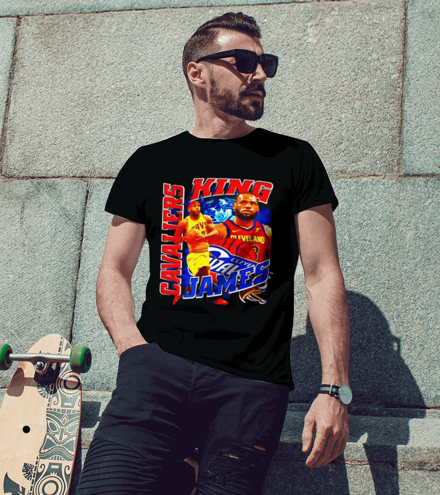 Cleveland Cavaliers King James LeBron Nike NBA Basketball Star T-Shirt