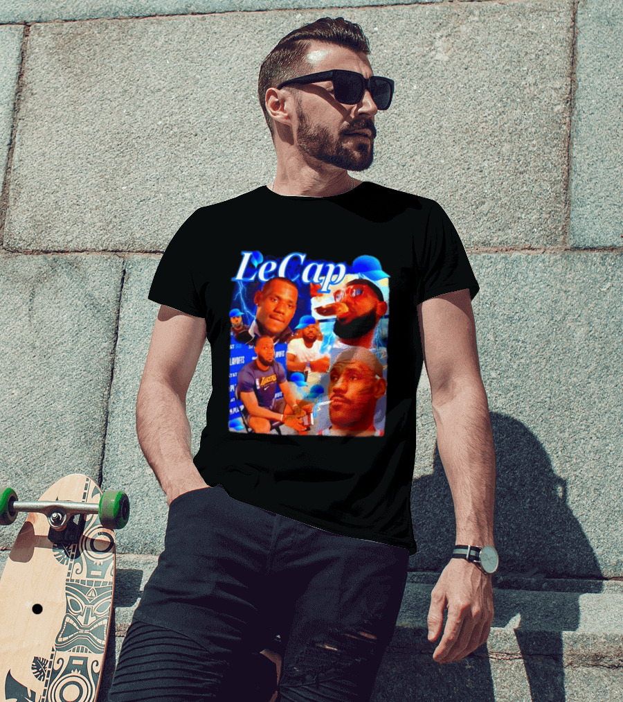 LeBron James LeCap Lakers Playoffs Meme T-Shirt