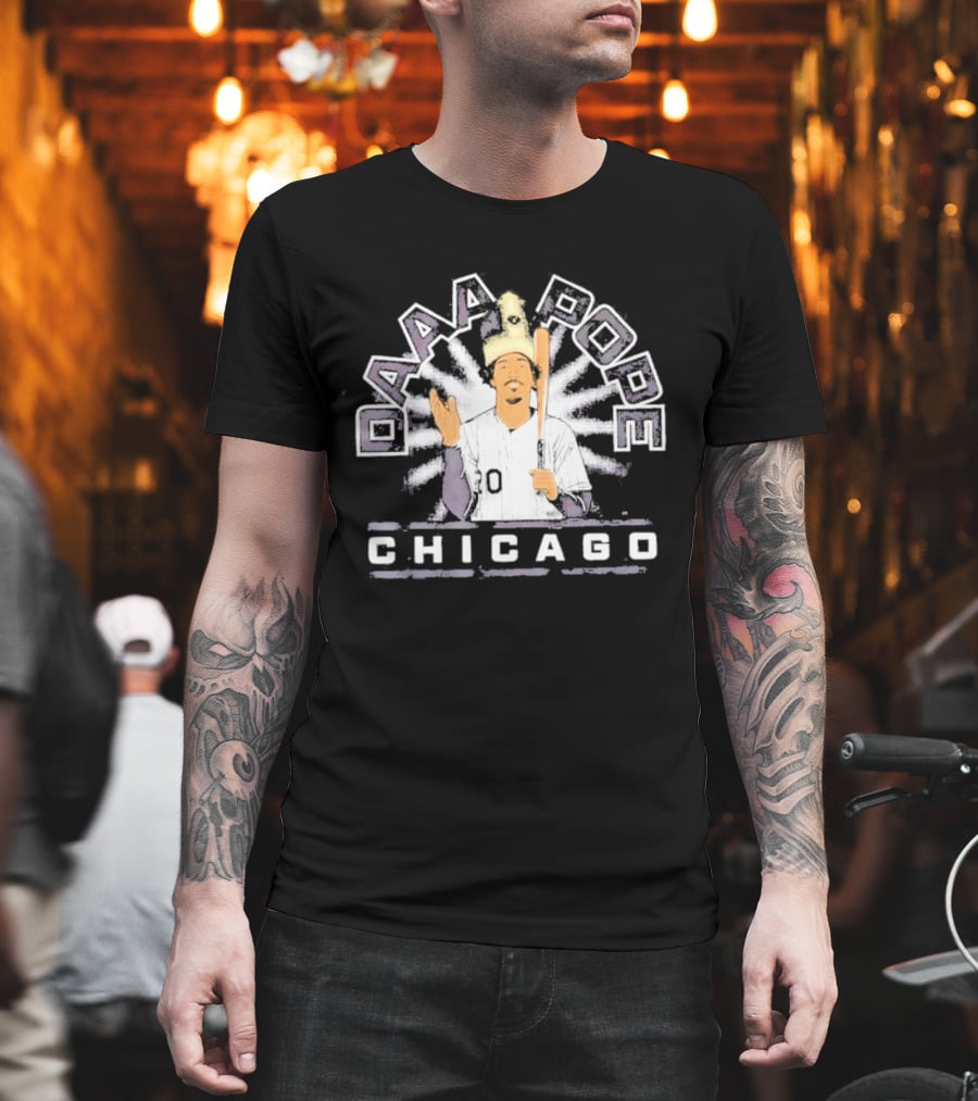 Daaa Pope Chicago South Side Baseball Miguel Vargas T-Shirt