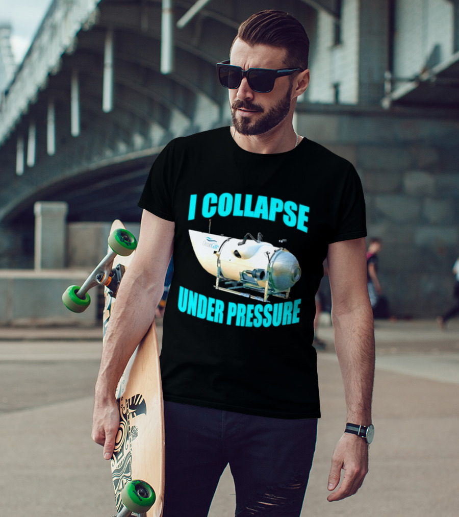 OceanGate Titan Submersible I Collapse Under Pressure T-Shirt