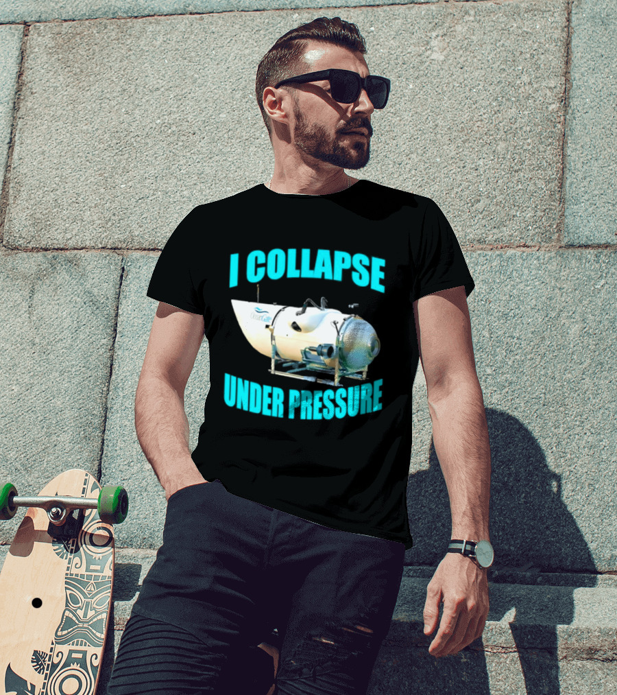 OceanGate Titan Submersible I Collapse Under Pressure T-Shirt