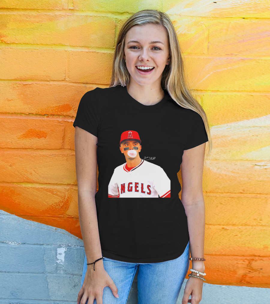 Zach Neto Los Angeles Angels 2026 MLB Season Bubblegum Moment T-Shirt