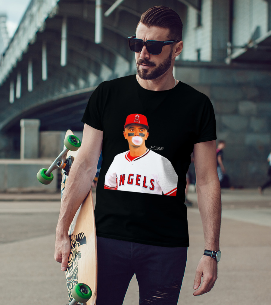 Zach Neto Los Angeles Angels 2026 MLB Season Bubblegum Moment T-Shirt