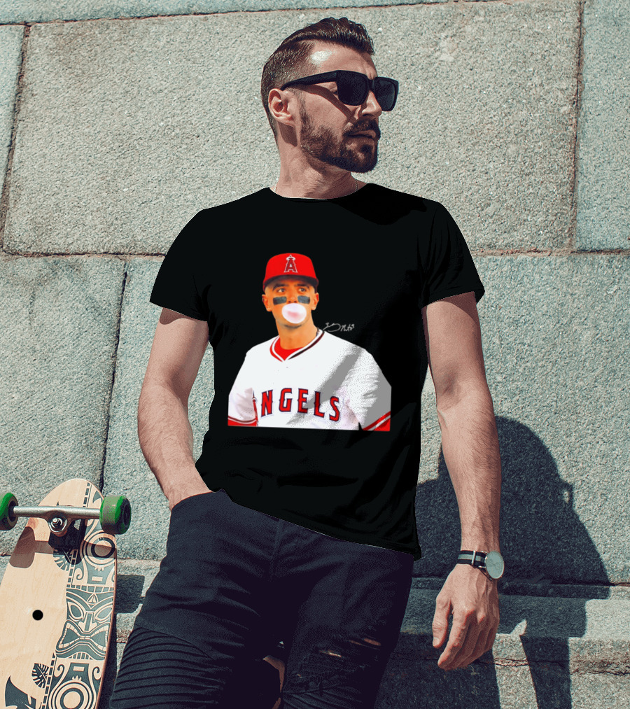 Zach Neto Los Angeles Angels 2026 MLB Season Bubblegum Moment T-Shirt