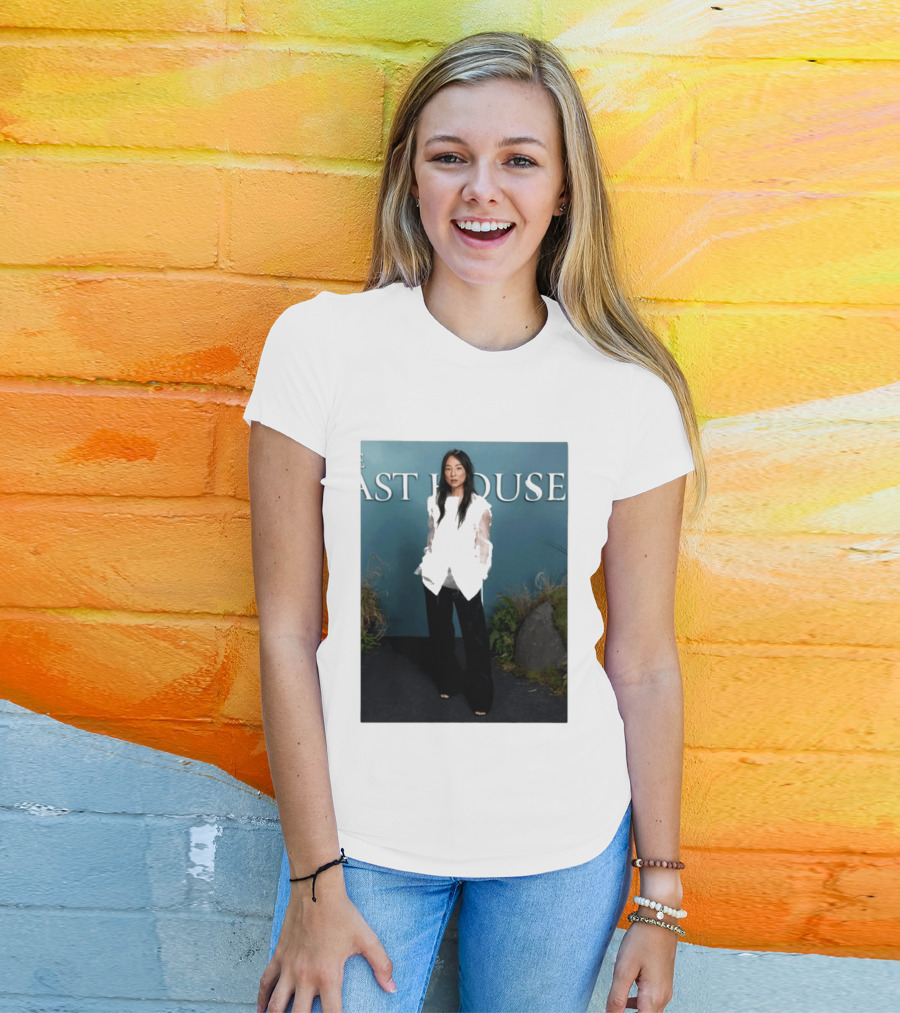 The Last House Fashion Greta Lee The Row T-Shirt